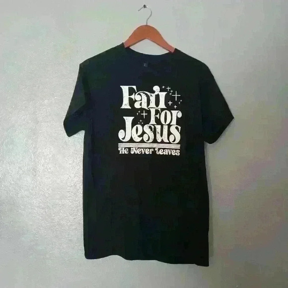 "Fall for Jesus " shirt black various sizes - Picture 7 of 7